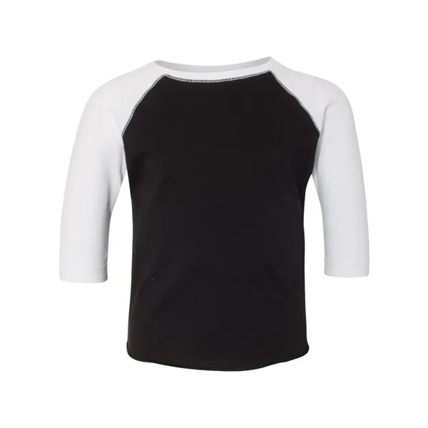 Rabbit Skins Fine Jersey Toddler 3/4 Sleeve Baseball T-Shirt, blank.... from ASI 84358 S&S Activewear