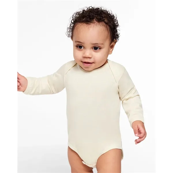 Rabbit Skins Infant Fine Jersey Long Sleeve Bodysuit... from ASI 84358 S&S Activewear