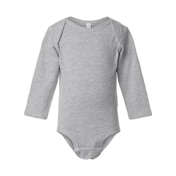 Rabbit Skins Infant Fine Jersey Long Sleeve Bodysuit... from ASI 84358 S&S Activewear