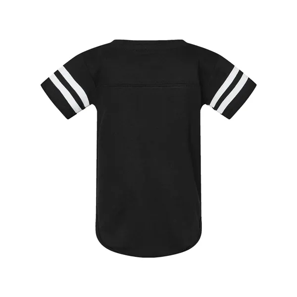 Football jersey bodysuit with 3-snap closure and EasyTear™ label.... from ASI 84358 S&S Activewear