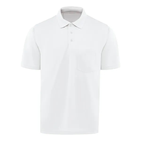 Short Sleeve Performance Knit Pocket Polo... from ASI 84358 S&S Activewear