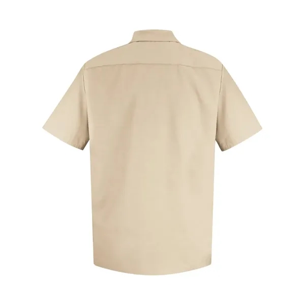 Short sleeve work shirt made of 65/35 polyester/cotton TouchTex™ II fabric.... from ASI 84358 S&S Activewear