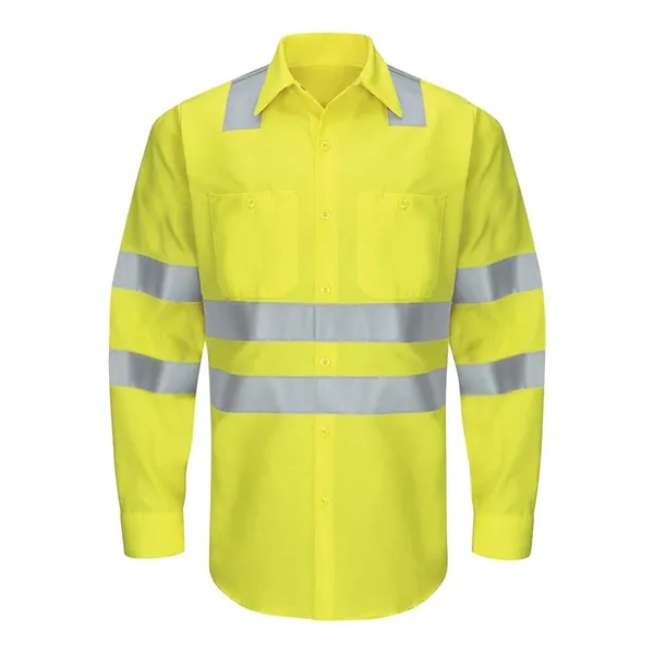 Enhanced & Hi-Visibility Long Sleeve Work Shirt... from ASI 84358 S&S Activewear
