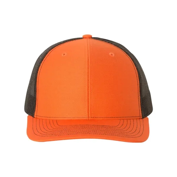 Trucker snapback cap made of polyester/cotton with a mesh back and... from ASI 84358 S&S Activewear