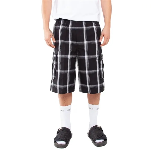 Shaka Wear Plaid Shorts... from ASI 84358 S&S Activewear