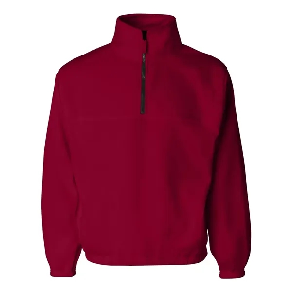 Polyester 1/4 zip fleece pullover. Blank product.... from ASI 84358 S&S Activewear
