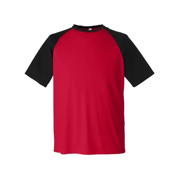 Team 365 Zone Colorblock Raglan T-Shirt... from ASI 84358 S&S Activewear