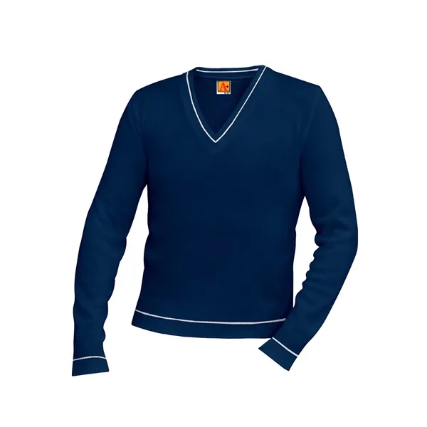 A+ Uniforms Sweaters - Unisex Pocketless V-Neck Sweater... from ASI 86018 Scrub Authority