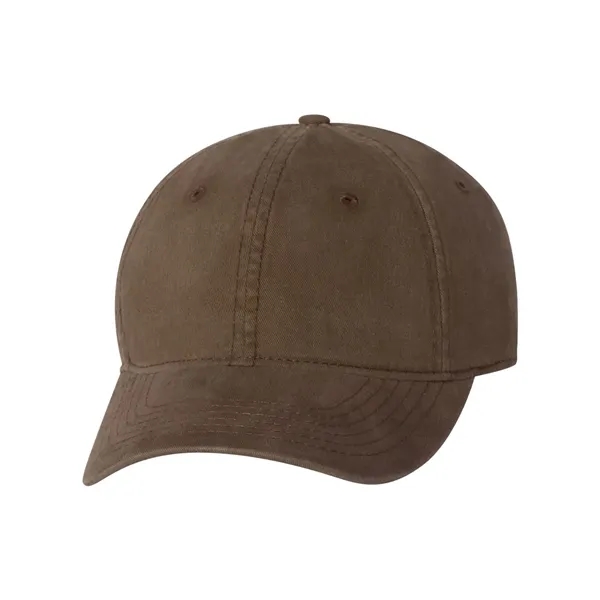 Peach-washed cotton 6-panel, low-profile, unstructured cap. Blank product.... from ASI 84358 S&S Activewear