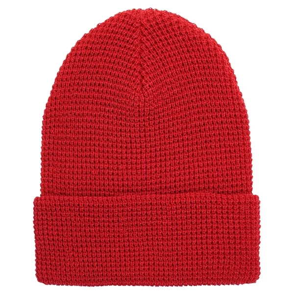 YP Classics Waffle Cuffed Knit Beanie... from ASI 84358 S&S Activewear