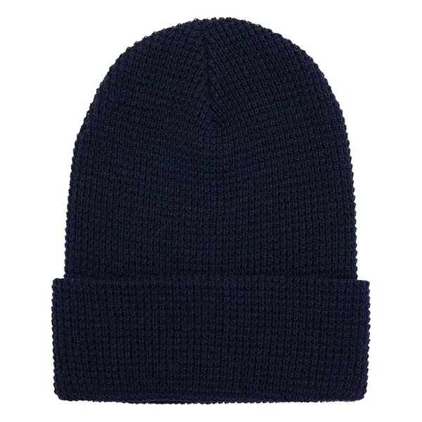 YP Classics Waffle Cuffed Beanie... from ASI 84358 S&S Activewear