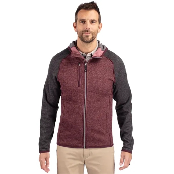 Men's jacket with a full-zip, hood, chest pocket, front welt pockets,... from ASI 47965 Cutter & Buck