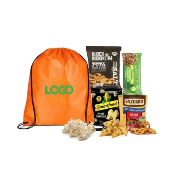 Drawstring Backpack with Snacks... from ASI 89971 Stuff A Mug