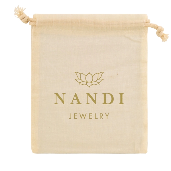 4.88" x 5.94" cotton muslin drawstring pouch.... from ASI 75731 PWS / Pacific Western Sales/PWS