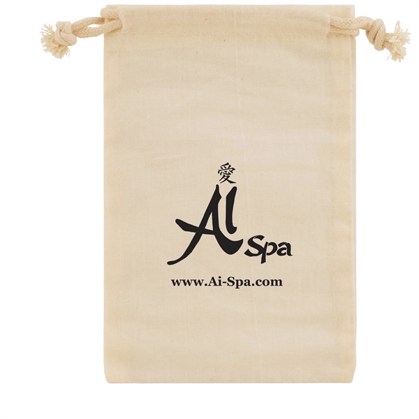 3.75" x 5.60" cotton muslin drawstring pouch.... from ASI 75731 PWS / Pacific Western Sales/PWS
