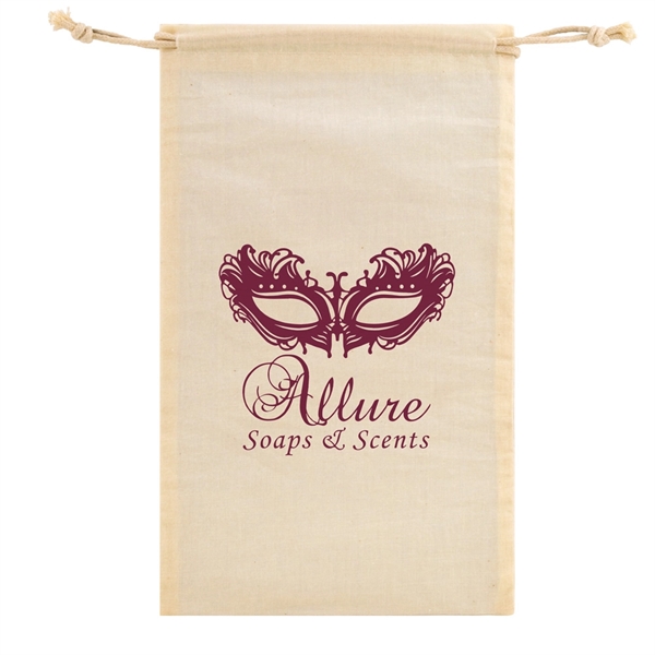 5.88" x 10.12" cotton muslin drawstring pouch.... from ASI 75731 PWS / Pacific Western Sales/PWS