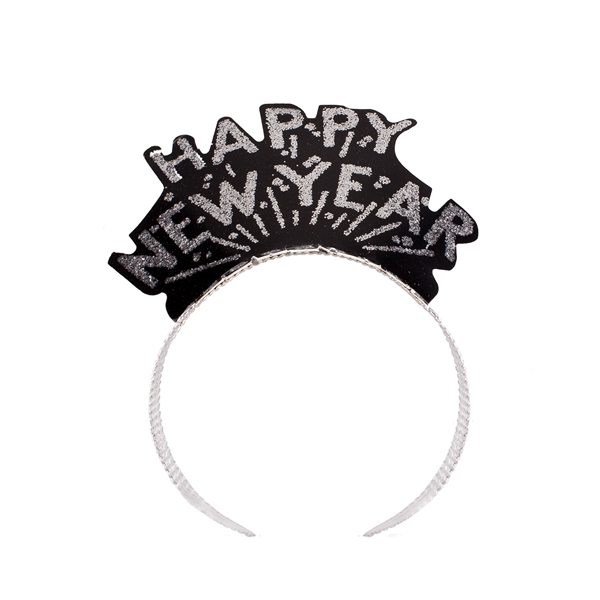 Ebony and silver colored New Year's Eve party kit for 50... from ASI 42016 Brighter Promotions Inc