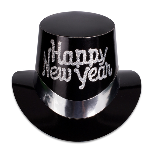 Silver and black New Year's Eve party kit for 50 people... from ASI 42016 Brighter Promotions Inc