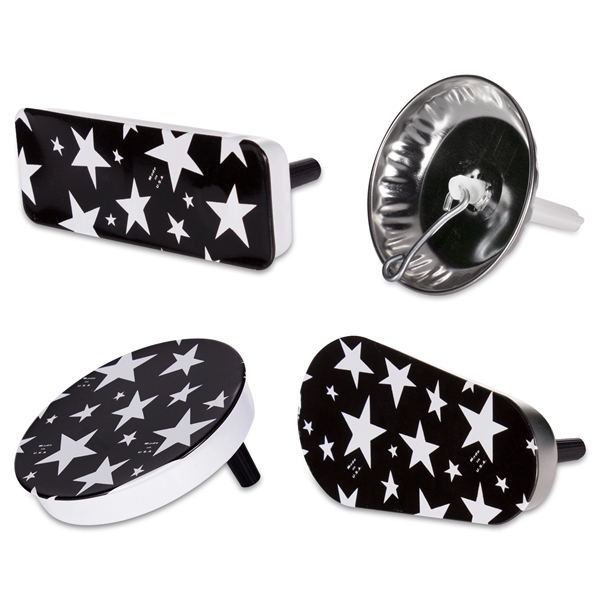 Silver and black New Year's Eve party kit for 50 people... from ASI 42016 Brighter Promotions Inc