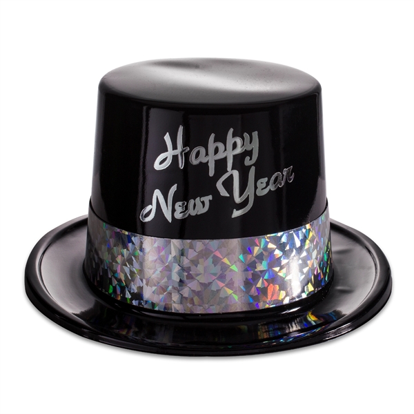 Silver and ebony colored New Year's Eve party kit for 50... from ASI 42016 Brighter Promotions Inc