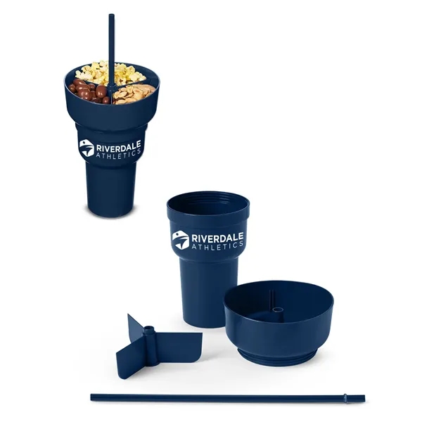 Team 365 1L Recycled PP Stadium Tumbler With Snack Bowl... from ASI 79530 Prime Line