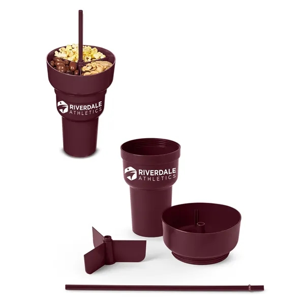 Team 365 1L Recycled PP Stadium Tumbler With Snack Bowl... from ASI 79530 Prime Line