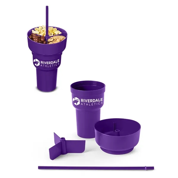 Team 365 1L Recycled PP Stadium Tumbler With Snack Bowl... from ASI 79530 Prime Line