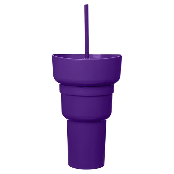 Team 365 1L Recycled PP Stadium Tumbler With Snack Bowl... from ASI 79530 Prime Line