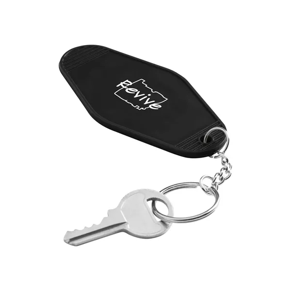 Recycled ABS Motel Keychain... from ASI 79530 Prime Line
