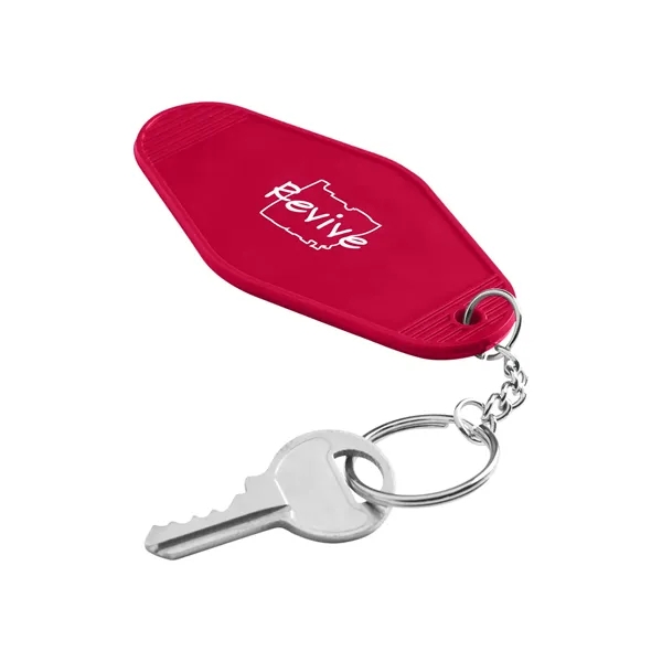 Recycled ABS Motel Keychain... from ASI 79530 Prime Line