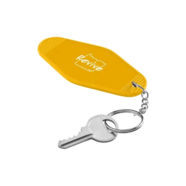 Recycled ABS Motel Keychain... from ASI 79530 Prime Line