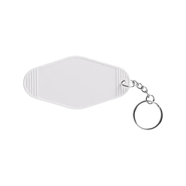 Recycled ABS Motel Keychain... from ASI 79530 Prime Line
