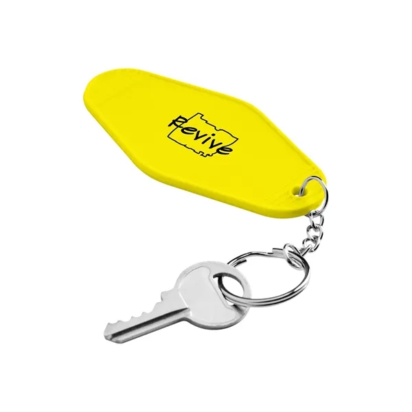 Recycled ABS Motel Keychain... from ASI 79530 Prime Line