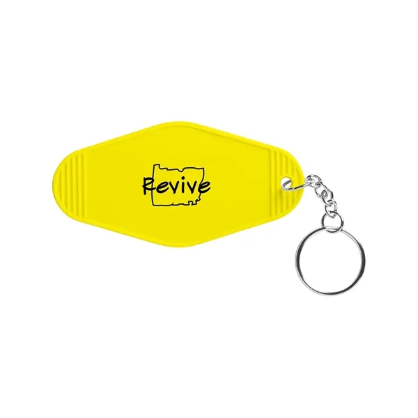 Recycled ABS Motel Keychain... from ASI 79530 Prime Line
