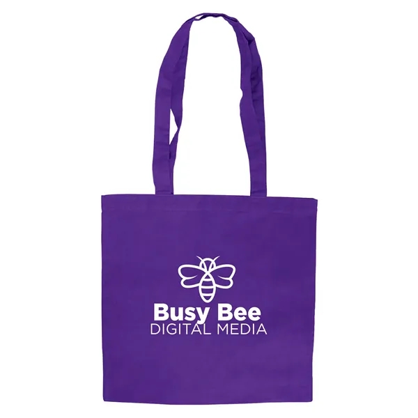 All-natural cotton canvas tote bag with matching drop handles that measures... from ASI 79530 Prime Line