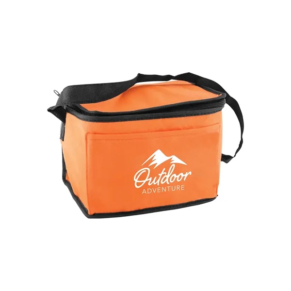 Non-woven insulated six-pack cooler bag with thermal food-safe foil lining.... from ASI 79530 Prime Line