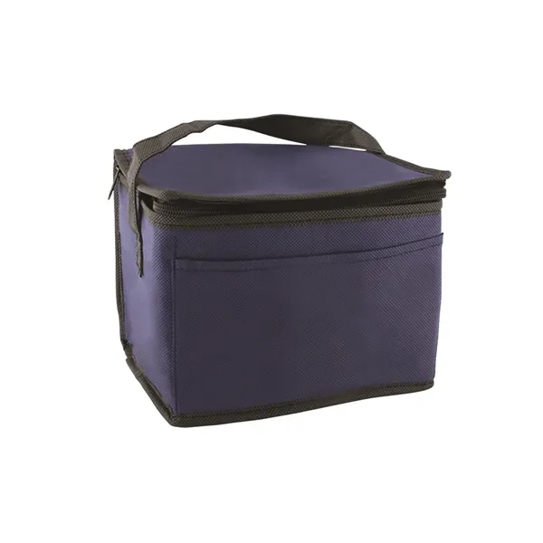 Non-woven insulated six-pack cooler bag with thermal food-safe foil lining.... from ASI 79530 Prime Line