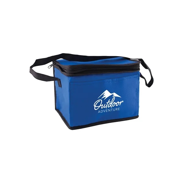 Non-woven insulated six-pack cooler bag with thermal food-safe foil lining.... from ASI 79530 Prime Line