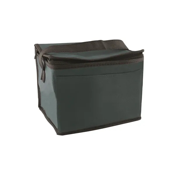 Non-woven insulated six-pack cooler bag with thermal food-safe foil lining.... from ASI 79530 Prime Line