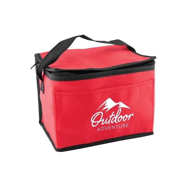 Non-woven insulated six-pack cooler bag with thermal food-safe foil lining.... from ASI 79530 Prime Line