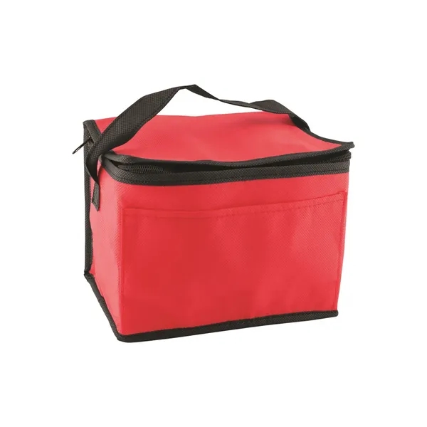 Non-woven insulated six-pack cooler bag with thermal food-safe foil lining.... from ASI 79530 Prime Line