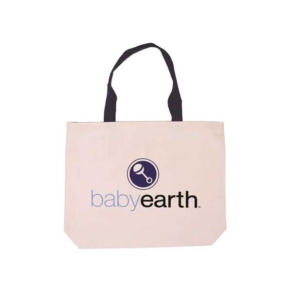 All-natural cotton canvas tote bag with wide gusset and 20.75" carry... from ASI 79530 Prime Line