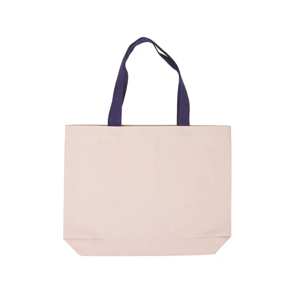 All-natural cotton canvas tote bag with wide gusset and 20.75" carry... from ASI 79530 Prime Line