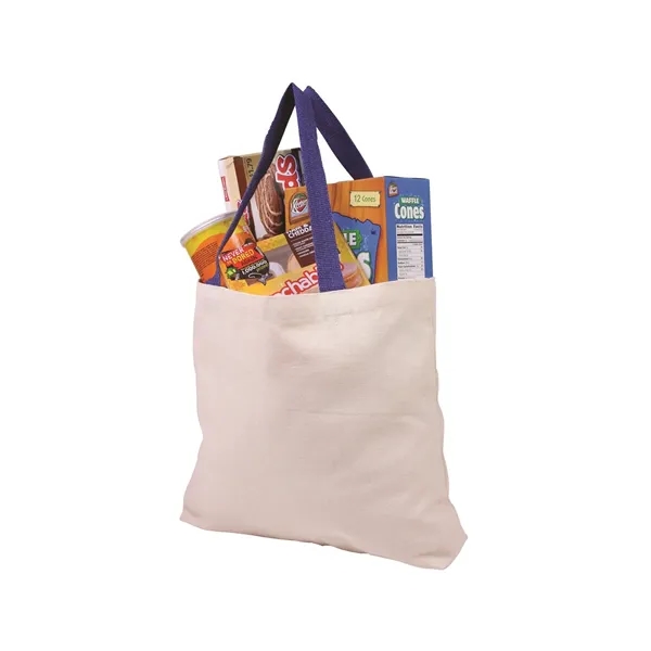 All-natural cotton canvas tote bag with wide gusset and 20.75" carry... from ASI 79530 Prime Line