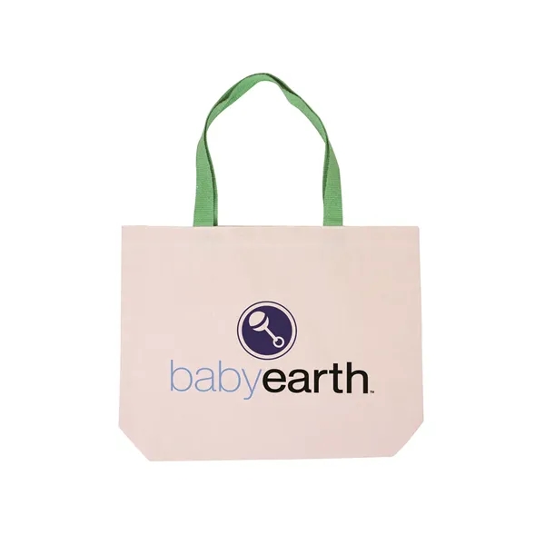 All-natural cotton canvas tote bag with wide gusset and 20.75" carry... from ASI 79530 Prime Line