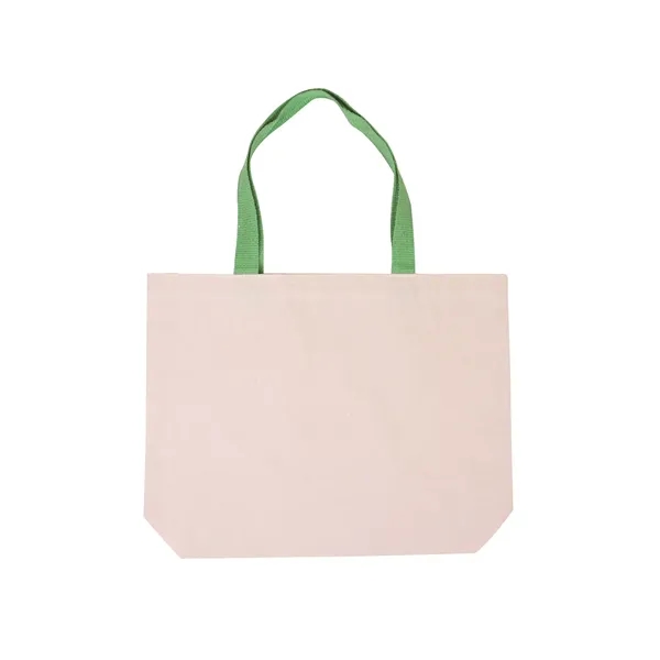 All-natural cotton canvas tote bag with wide gusset and 20.75" carry... from ASI 79530 Prime Line