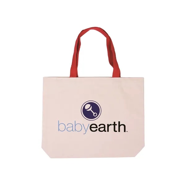 All-natural cotton canvas tote bag with wide gusset and 20.75" carry... from ASI 79530 Prime Line