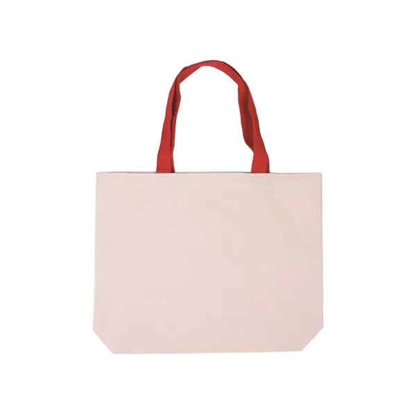 All-natural cotton canvas tote bag with wide gusset and 20.75" carry... from ASI 79530 Prime Line