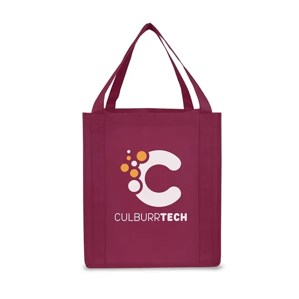 Lightweight and eco-friendly grocery tote bag with spacious open main compartment,... from ASI 79530 Prime Line