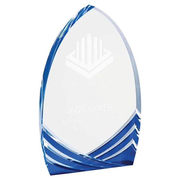 7" Blue Cathedral Soaring Acrylic Award... from ASI 74601 Calico